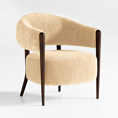 Santi Wood Accent Chair