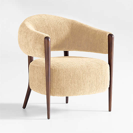 Santi Wood Accent Chair