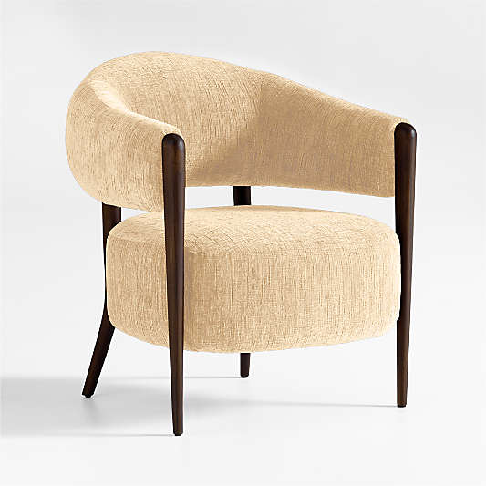 Santi Wood Accent Chair