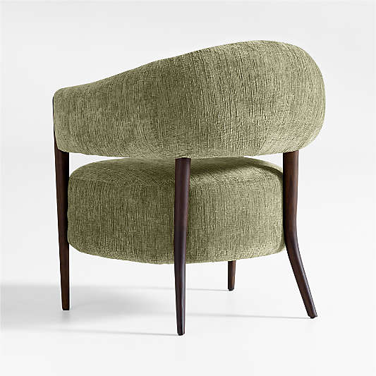 Santi Wood Accent Chair