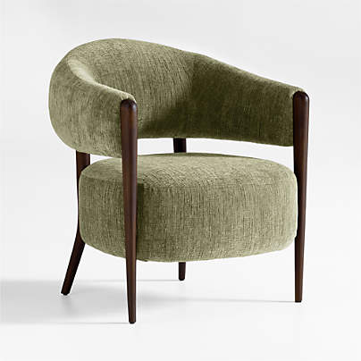 Santi Wood Accent Chair