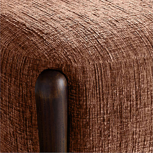 Santi 21.75" Wood Ottoman