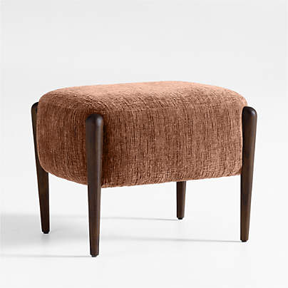 Santi 21.75" Wood Ottoman
