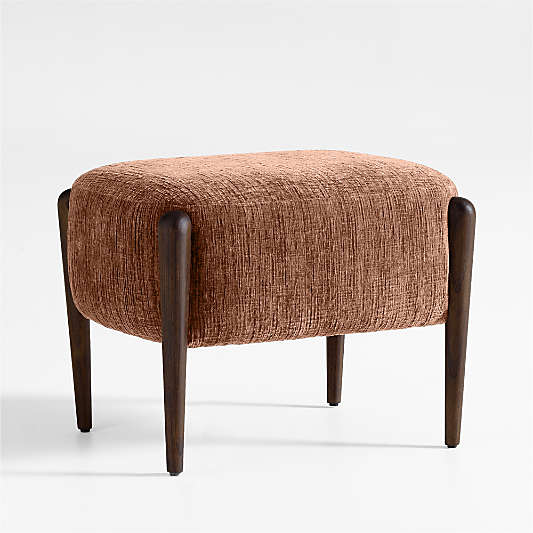 Santi 21.75" Wood Ottoman
