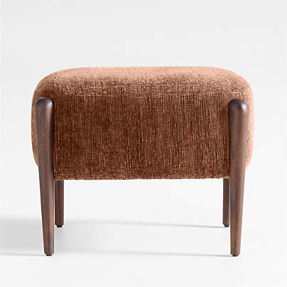 Ronan Leather Ottoman