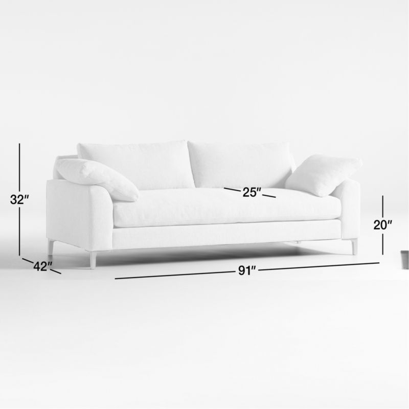 View Santiago Pillow Arm Sofa - image 3 of 8