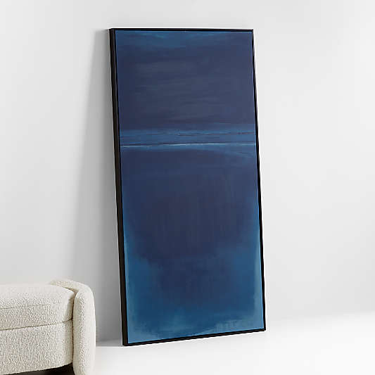 "Sapphire" Canvas Wall Art Print 38"x74" by Susan Stone