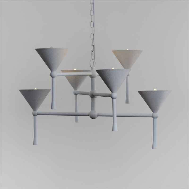 Sardinia 6-Light Plaster Chandelier - image 0 of 13