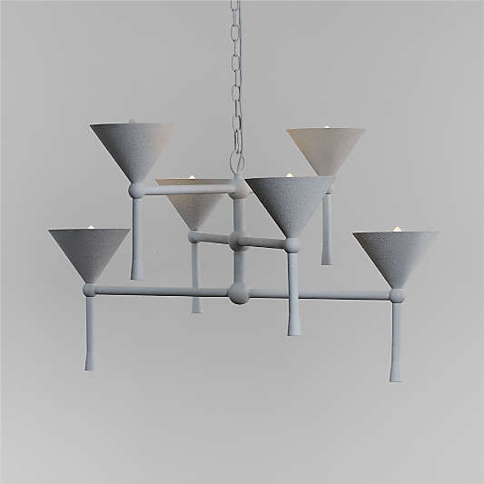 Sardinia 6-Light Plaster Chandelier