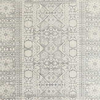 Sardinia Wool Performance Blend Traditional Ivory Handknotted Area Rug 8'x10'
