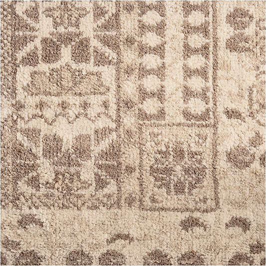 Sardinia Wool Performance Blend Traditional Ivory Handknotted Area Rug