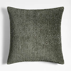 Green Throw Pillows Crate Barrel