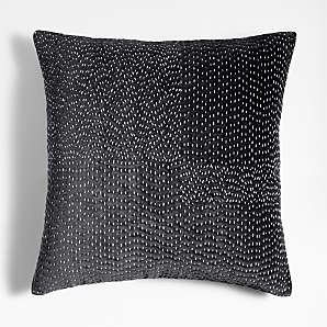 Dark grey throw pillow best sale