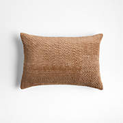 Riviera Stripe 23x23 Pale Blue Throw Pillow with Down-Alternative Insert