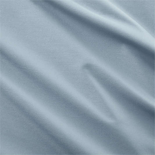 Favorite Organic Cotton Sateen Blue Bed Sheet Sets