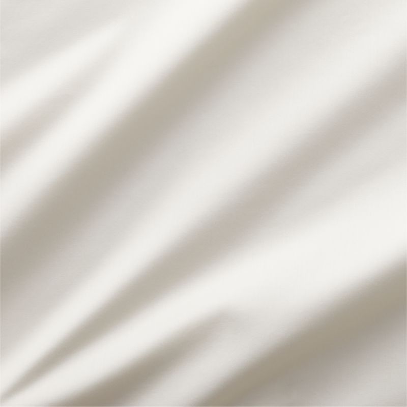 Favorite Organic Cotton Sateen Ivory King Bed Sheet Set - image 2 of 4