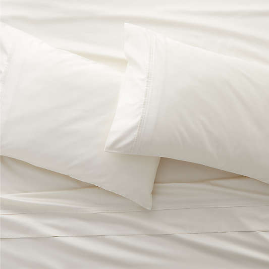 400 Thread Count Sateen Ivory Full Sheet Set