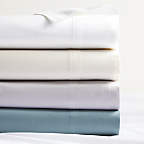 View 400 Thread Count Sateen White California King Sheet Set - image 2 of 8