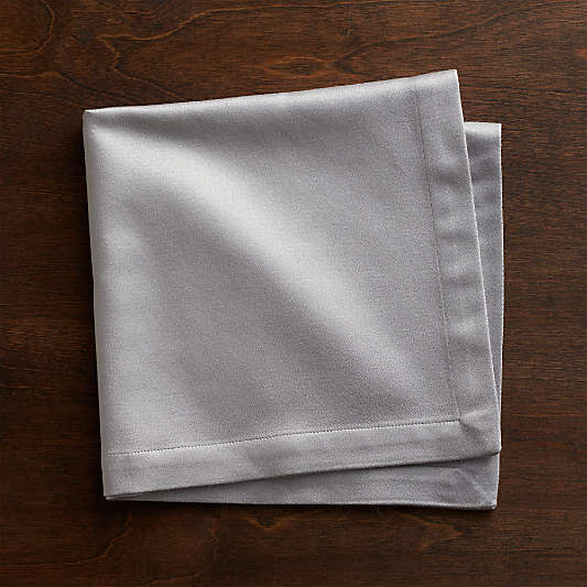 Sateen Silver Cloth Dinner Napkin