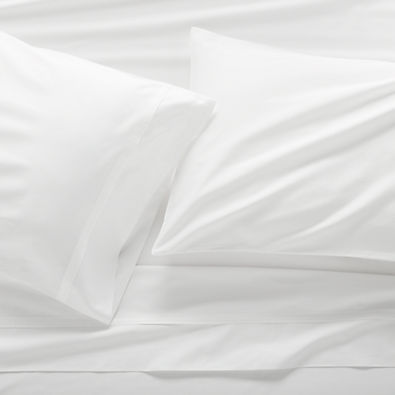 View 400 Thread Count Sateen White King Sheet Set details