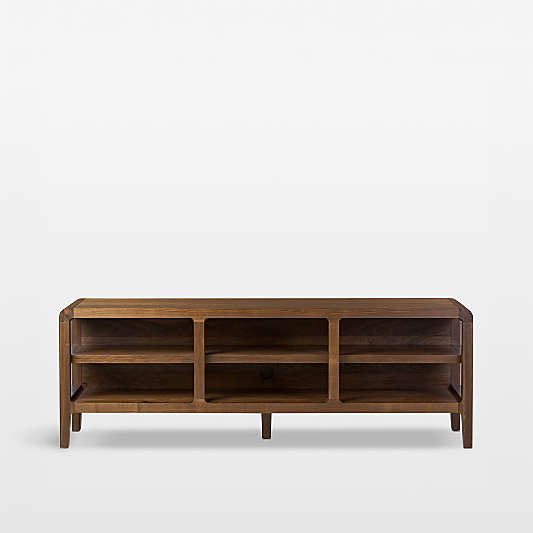 Saul Solid Dark Walnut 78" Console Table