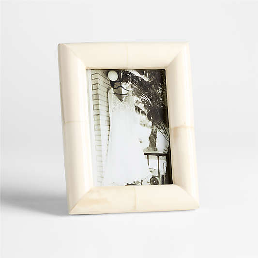 Sausalito Bone Resin 5x7 Picture Frame