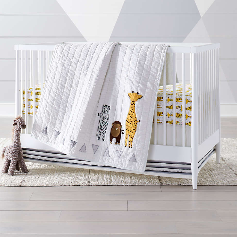 giraffe print crib sheets
