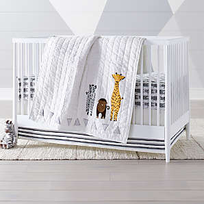 zebra crib sheet