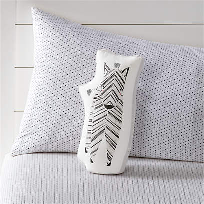 zebra lumbar pillow