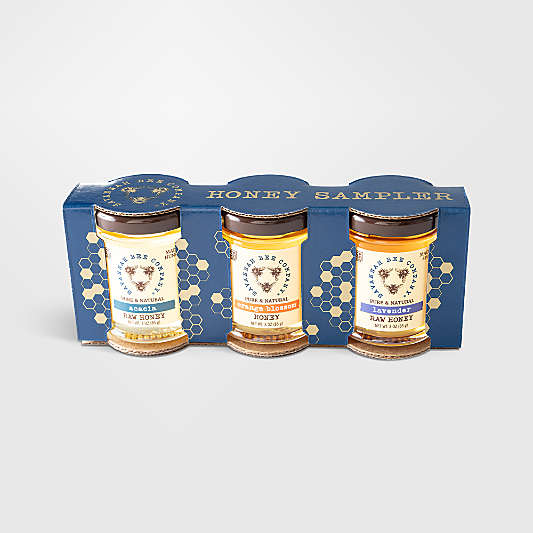 Savannah Bee Co. 3-Jar Artisanal Honey Sampler