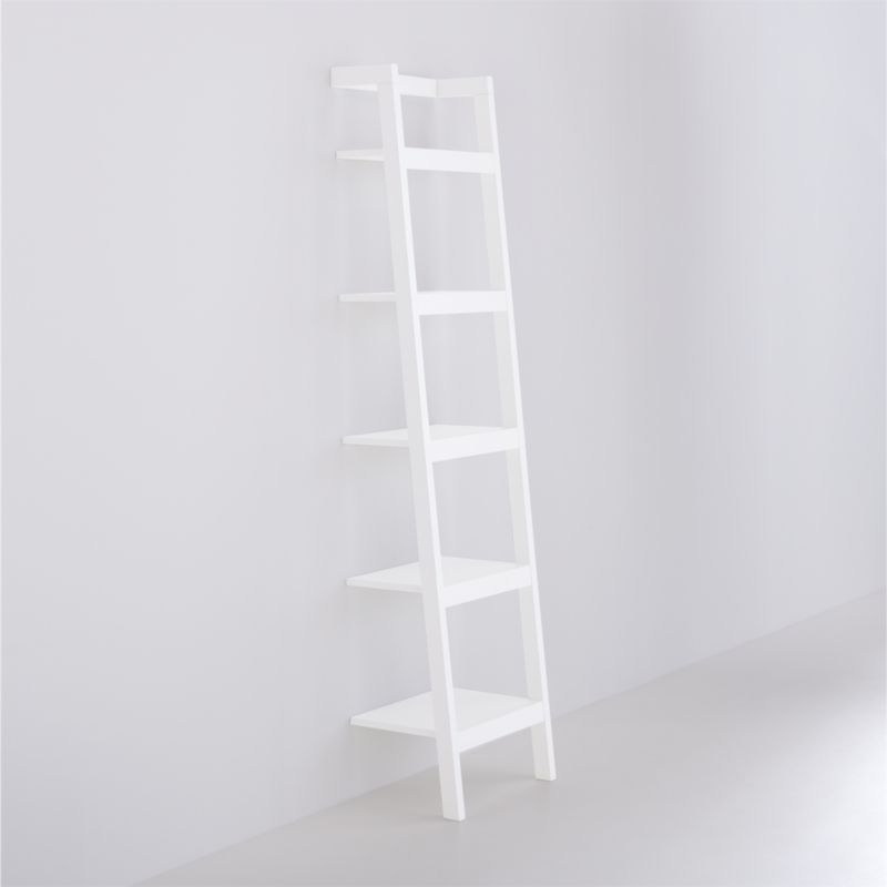 Sawyer White Leaning 18" Bookcase - image 3 of 5