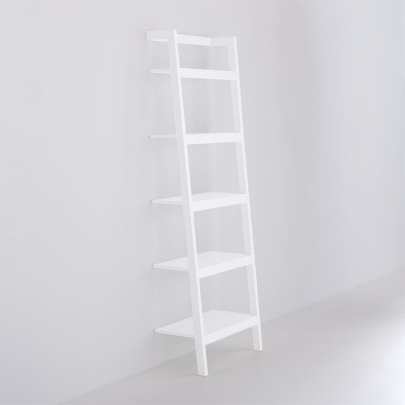 Sawyer White Leaning 24.5" Bookcase - image 3 of 5