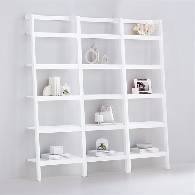 Crate and barrel bookshelf outlet ladder