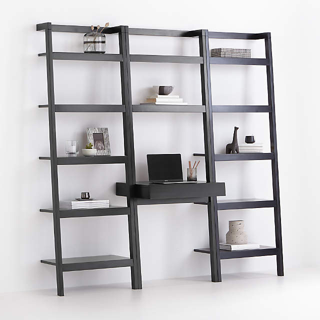 Crate and deals barrel black bookcase