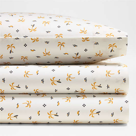 Stay Cool Baja Sunset Organic Cotton Kids Sheet Set