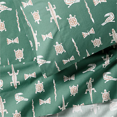 Stay Cool Samba 100% Organic Cotton Kids Twin Sheet Set