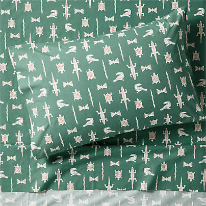 Stay Cool Samba 100% Organic Cotton Kids Twin Sheet Set