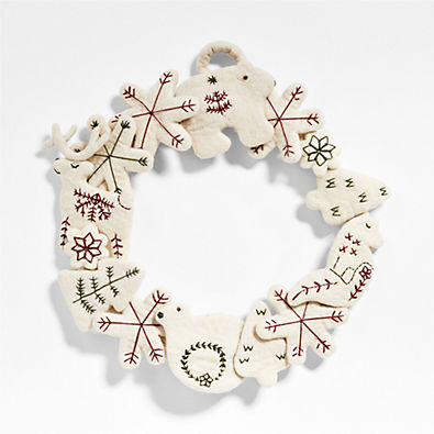 View Scandi Heritage Felt Wreath details
