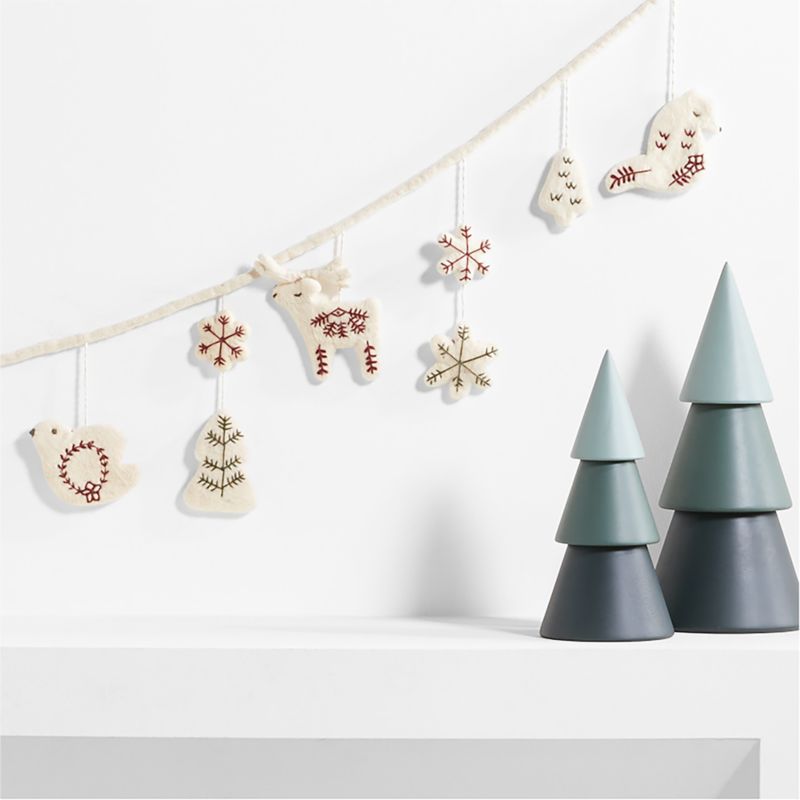 Scandi Heritage Felt Garland