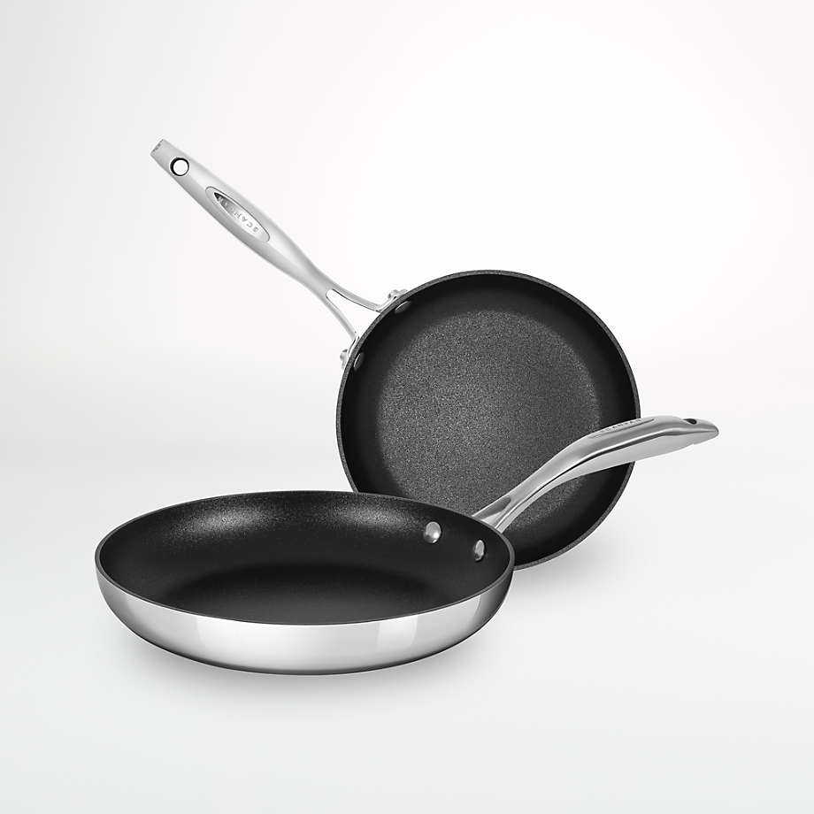 SCANPAN HaptIQ Frying Pans, Set of 2 + Reviews Crate & Barrel