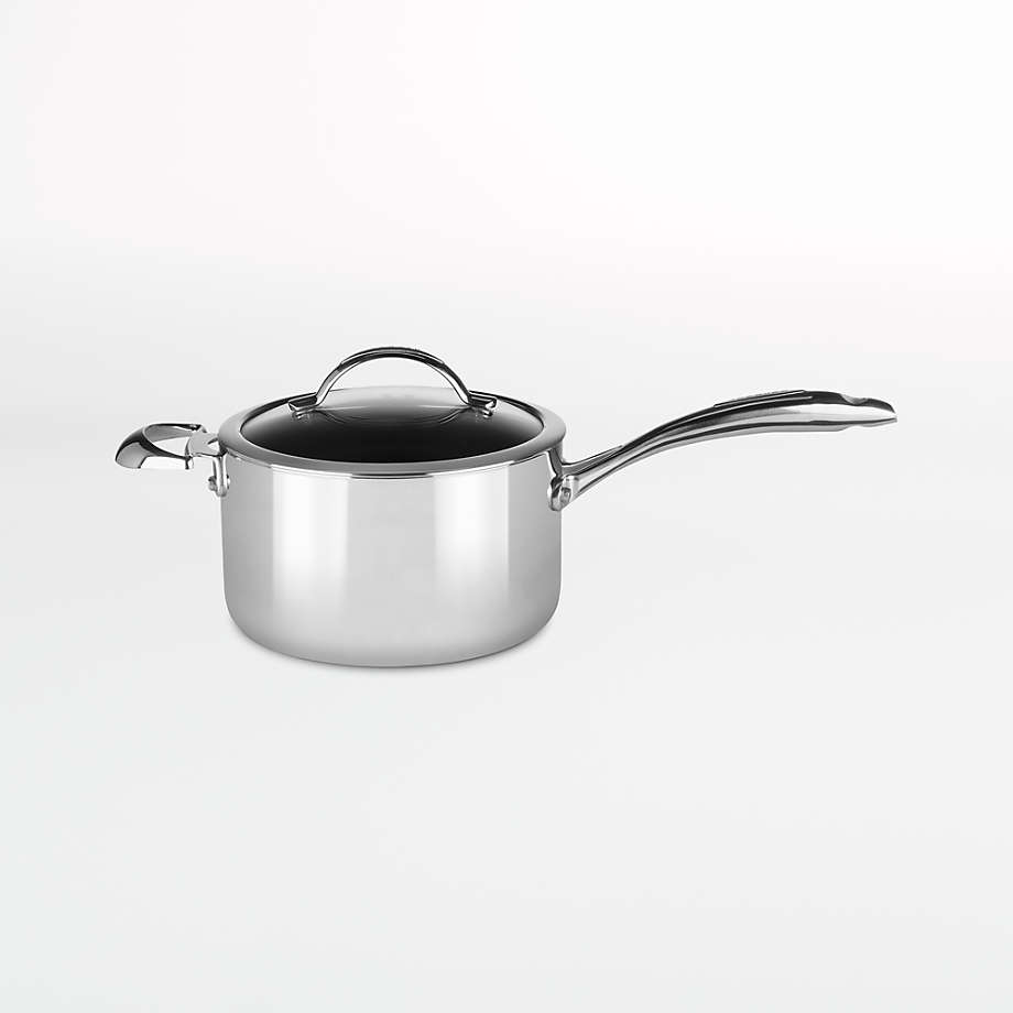 Stainless Steel Sauce Pan - Induction Ready - Round - Silver - 2Qt. - 1  Count Box