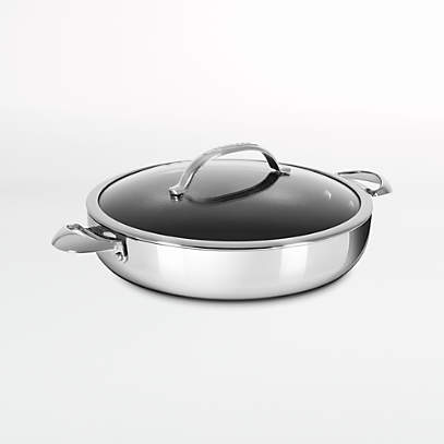 Le Creuset Toughened Non-Stick Pro 4.25-Quart Saute Pan with Lid + Reviews