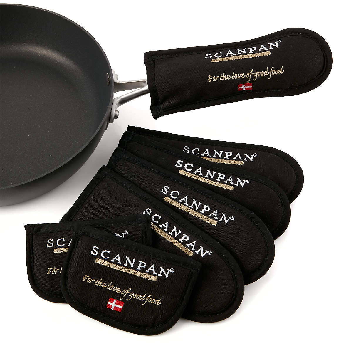 Scanpan Spectrum 8 Piece Jumbo Steak Knife Set Black 8Pc 1EA