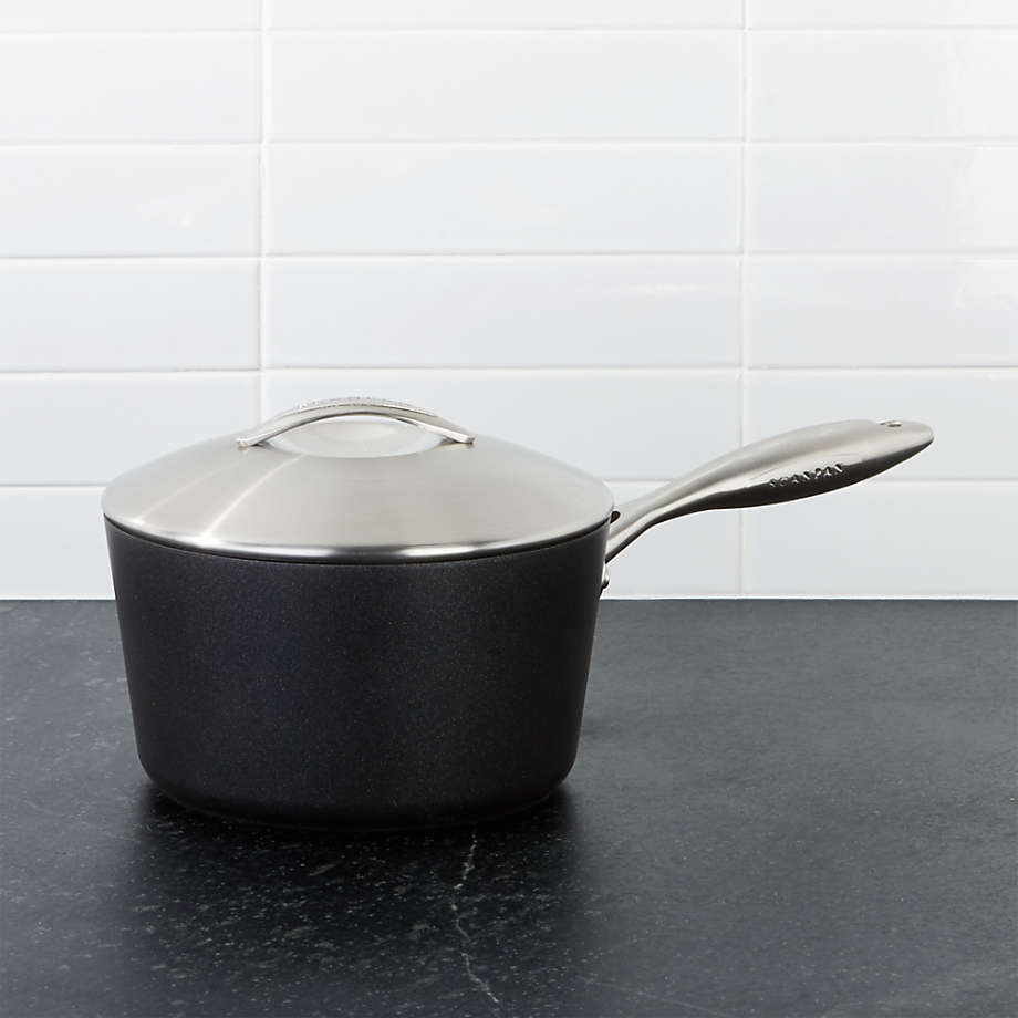 SCANPAN Professional 2Quart Saucepan with Lid + Reviews Crate & Barrel