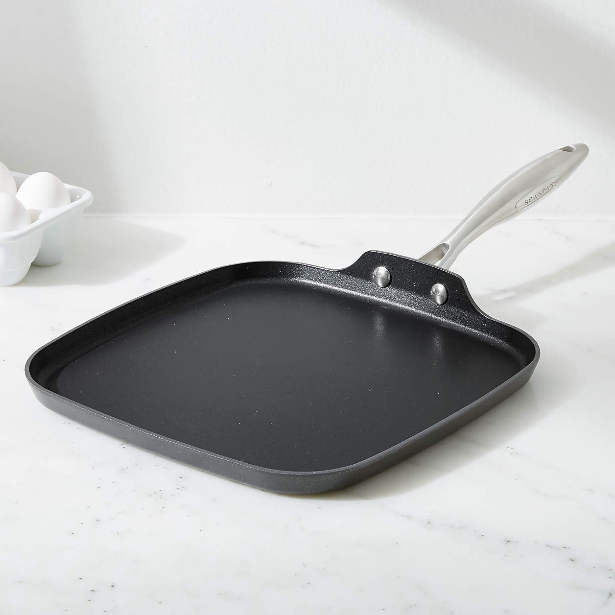 SCANPAN Professional Griddle + Reviews Crate & Barrel