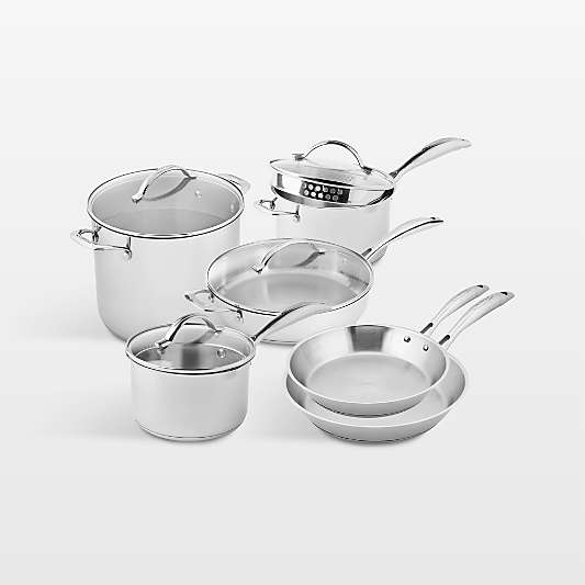 SCANPAN ® Stainless Steel Essentials 10-Piece Cookware Set