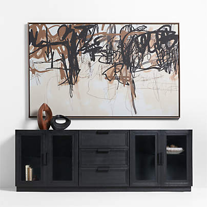 "Scatter" by Kichael Bonofiglio 81.75"x51.75" Framed Wall Art Print