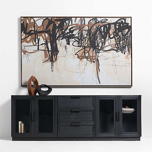 "Scatter" by Kichael Bonofiglio 81.75"x51.75" Framed Wall Art Print