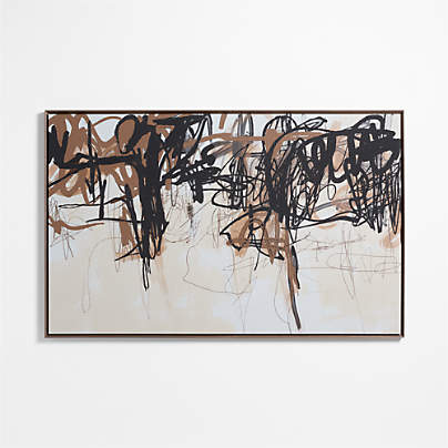 "Scatter" by Kichael Bonofiglio 81.75"x51.75" Framed Wall Art Print