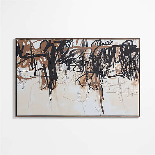 "Scatter" by Kichael Bonofiglio 81.75"x51.75" Framed Wall Art Print
